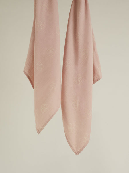 Premium Spucktücher (2er Set - 70x70cm) aus Bio-Baumwolle in Rose Blossom